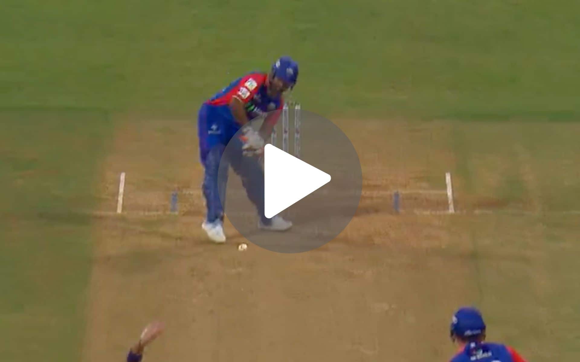 [Watch] Rishabh Pant's 'Failed Helicopter Shot' Against MI As Coetzee Sends DC Captain Packing